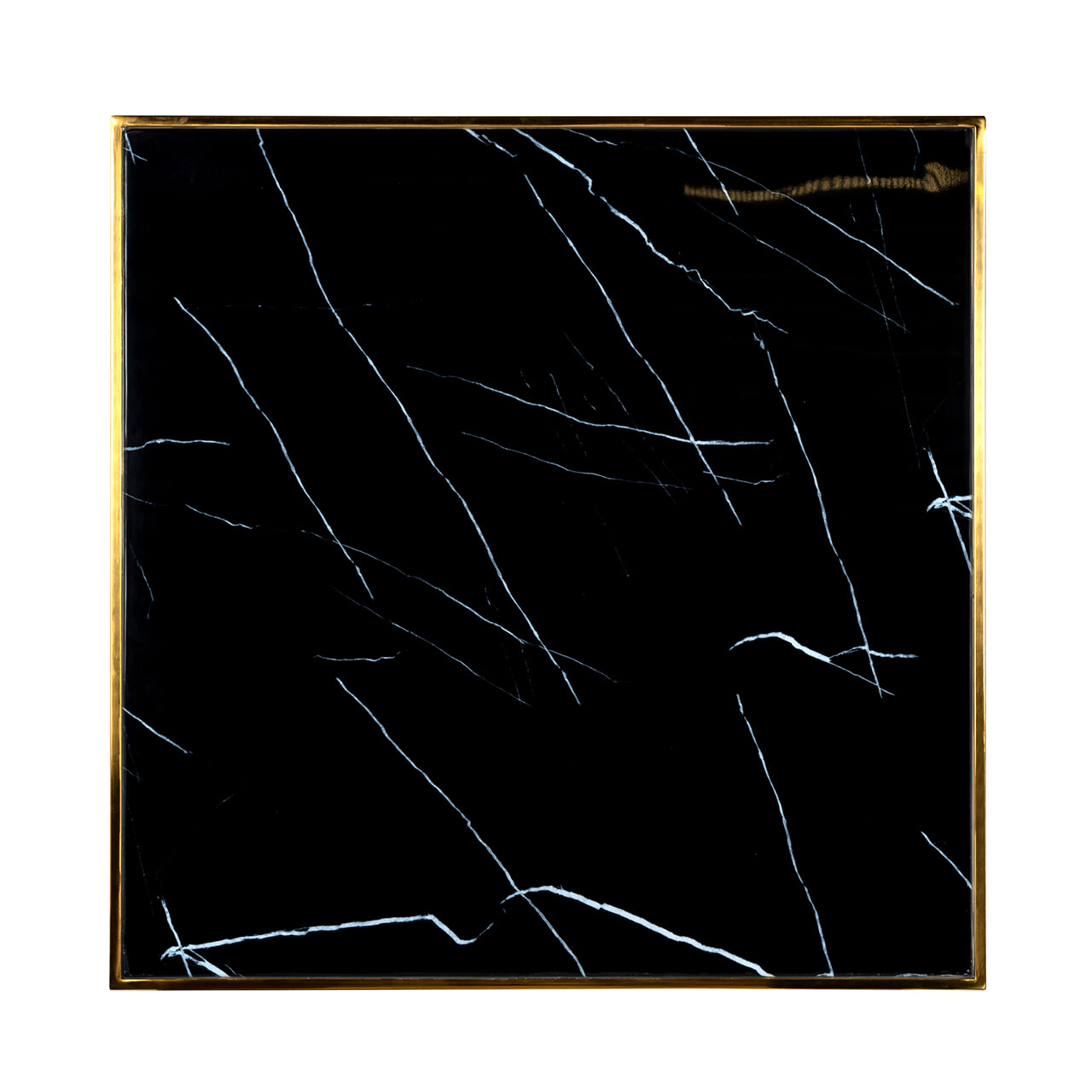Richmond Vierkante Bistrotafel 'Can Roca' Faux Marmer, 70 x 70cm