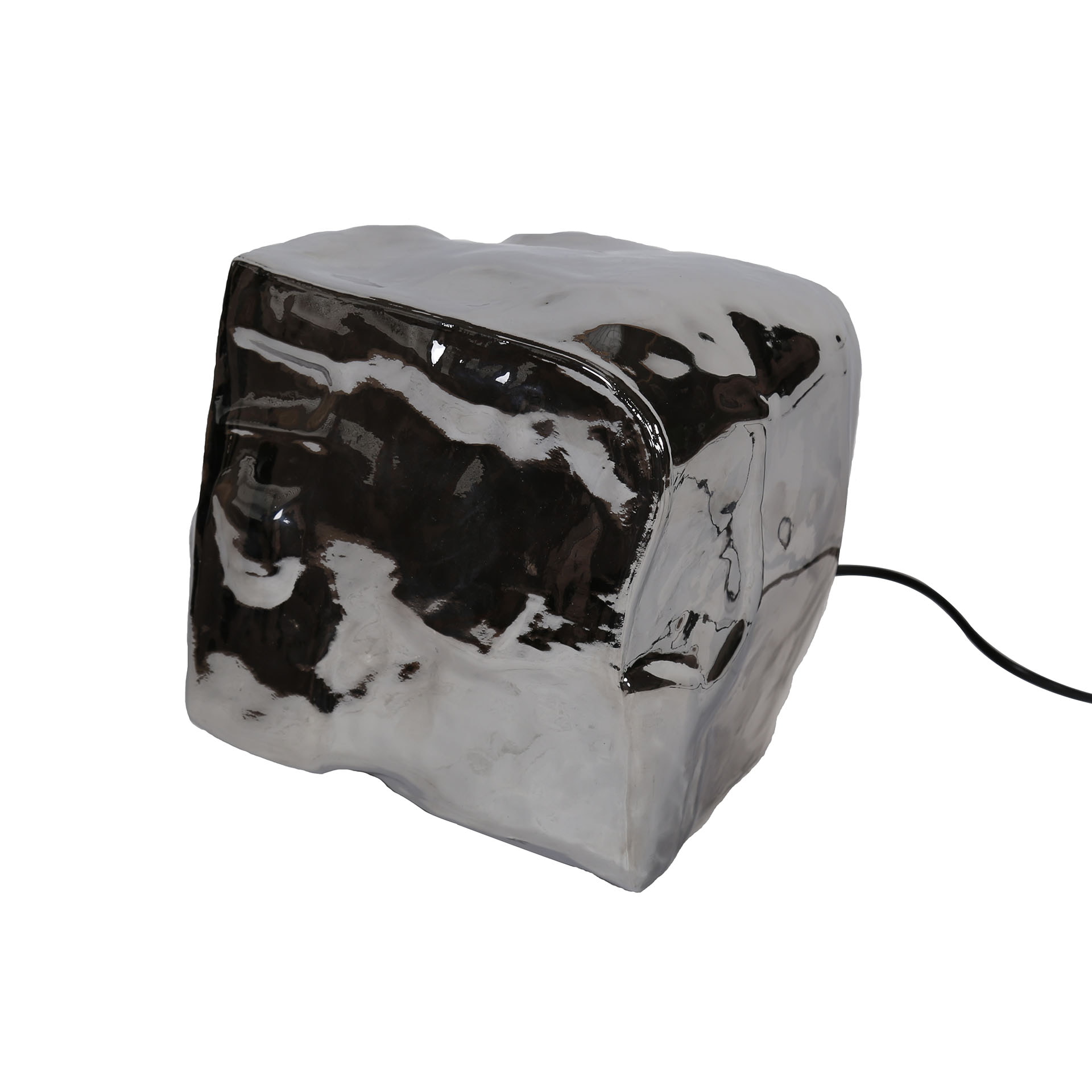 Tafellamp 'Rock' kleur Chromed