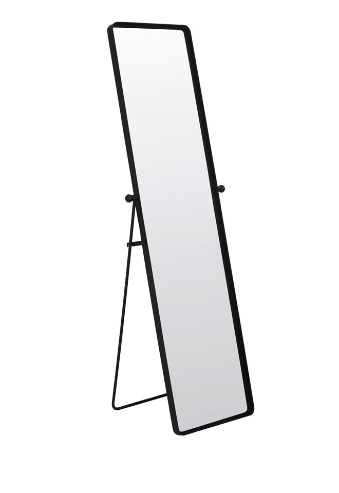 Spiegel 45x4x180 cm FERIDE mat zwart