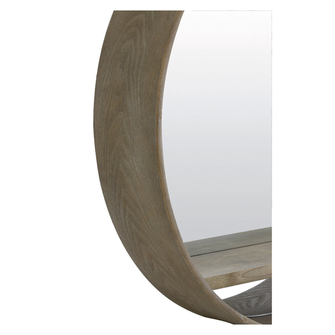Light & Living Spiegel 'Viria', hout licht bruin