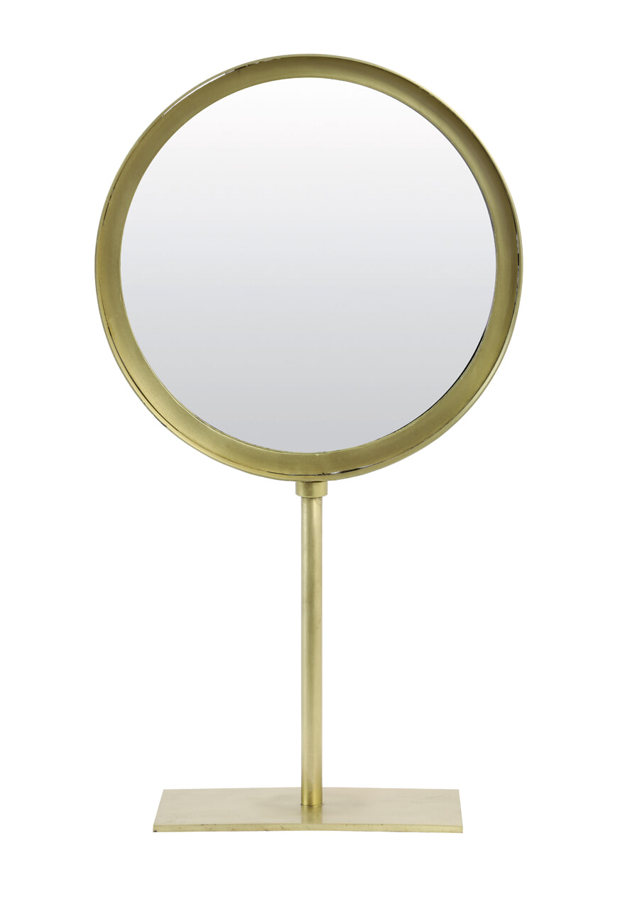 Light & Living Spiegel 'Luri' rond, oud brons Light & Living Spiegel 'Luri' rond, oud brons