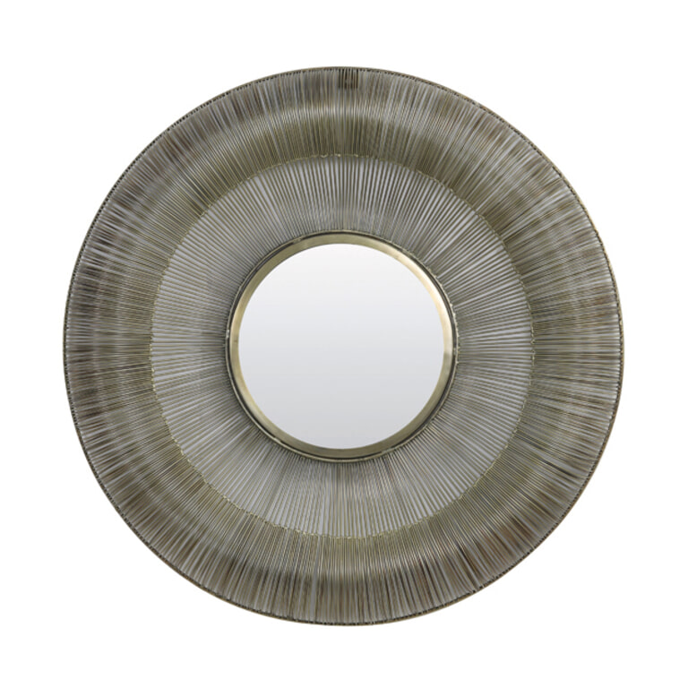 Light & Living Spiegel 'Towa' Ø101,5cm, kleur Antiek Brons
