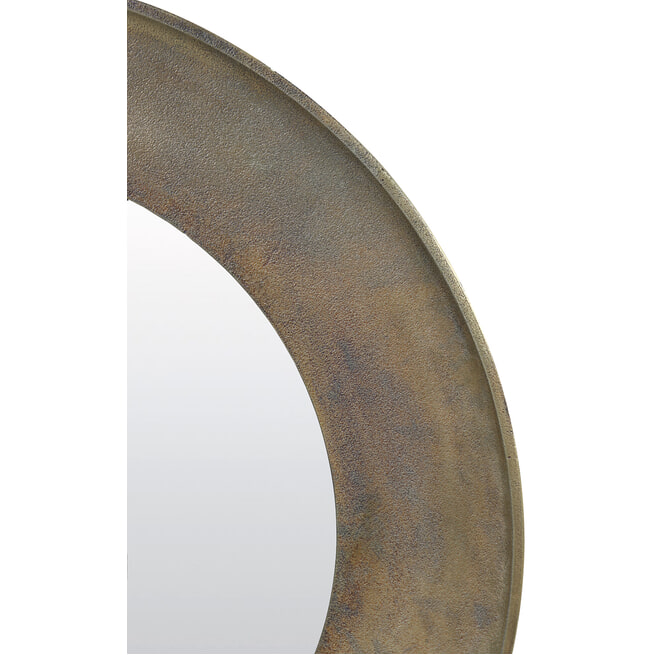 Light & Living Spiegel 'Sana' Ø88cm, antiek brons