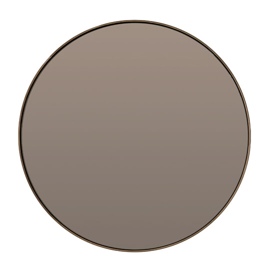 Light & Living Ronde Spiegel Espejo 70cm - Bruin
