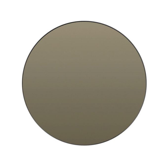 Light & Living Ronde Spiegel 'Espejo' 96cm, smoke glas