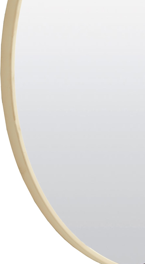 Light & Living Ronde Spiegel 'Espejo' 96cm, kleur Crème