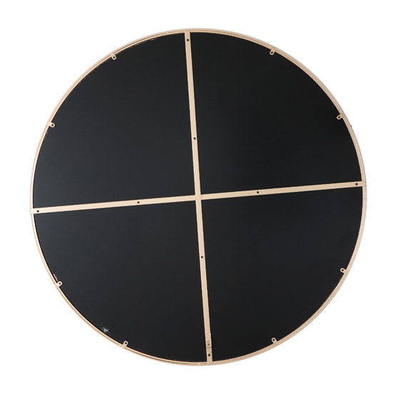 Light & Living Ronde Spiegel 'Espejo' 96cm, kleur Bruin