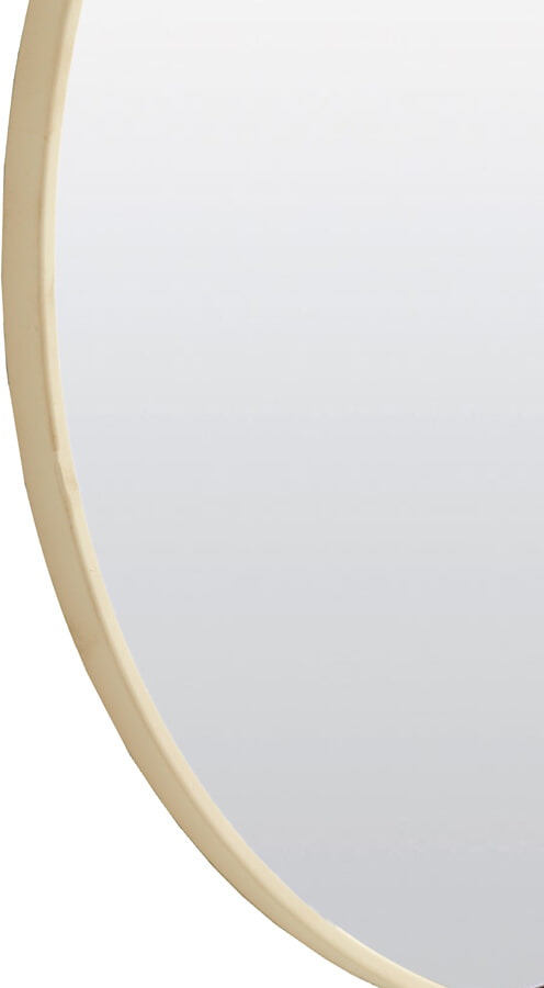 Light & Living Ronde Spiegel 'Espejo' 116cm, kleur Crème