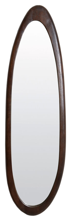 WOOOD Organische Spiegel Romee 100 x 70cm - Zwart en andere Spiegels vind  je bij Design Hunter!