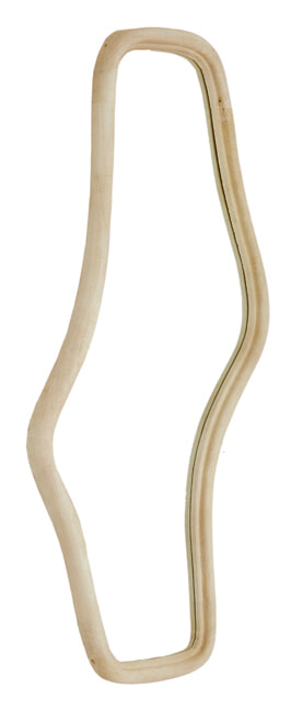 Light & Living Organische Spiegel 'Celano' Mangohout, 121 x 62cm