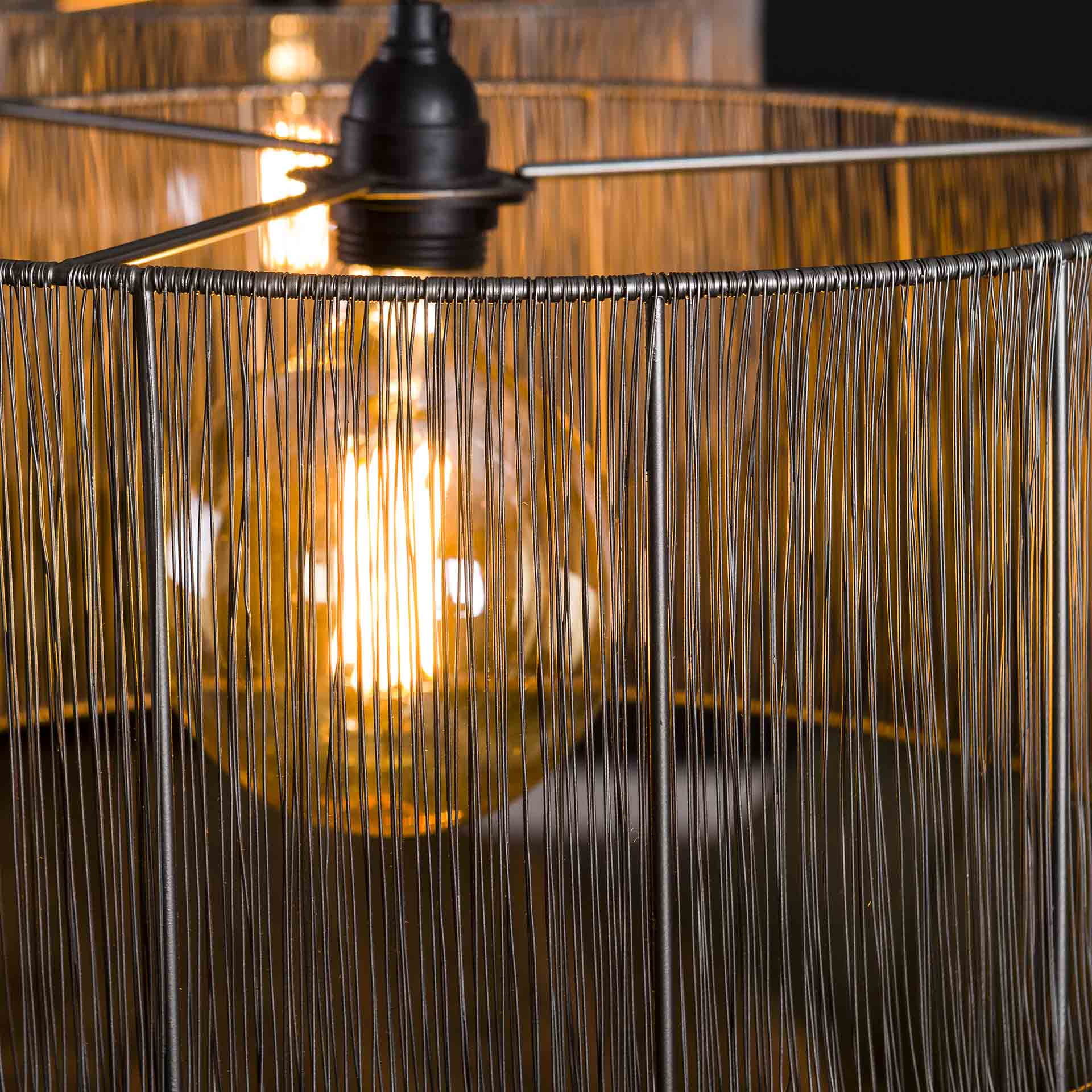 Hanglamp 'Shana' Metaal, 2-lamps