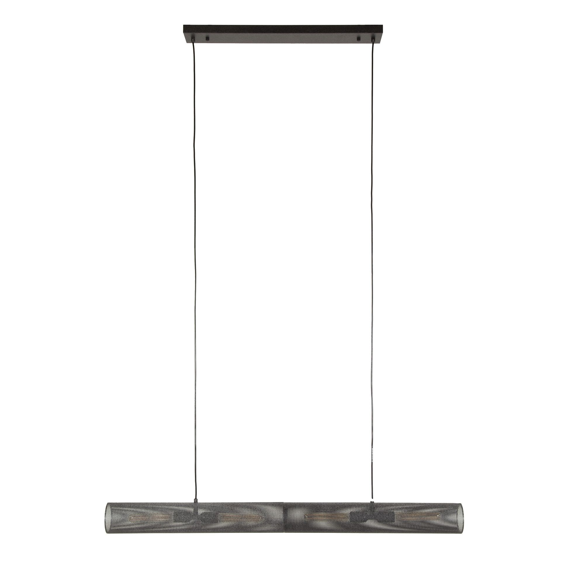LifestyleFurn Hanglamp 'Manda' Artic Black, 4-lamps