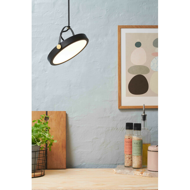 Halo Design Hanglamp 'Pivot' LED, kleur Zwart