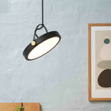 Halo Design Hanglamp 'Pivot' LED, Ø20cm, kleur Zwart