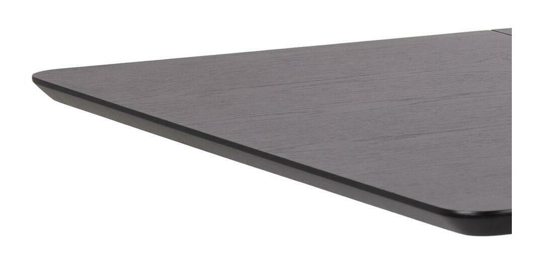 Bendt Uitschuifbare Eettafel 'Torkil' 80-120 x 80cm, kleur Zwart