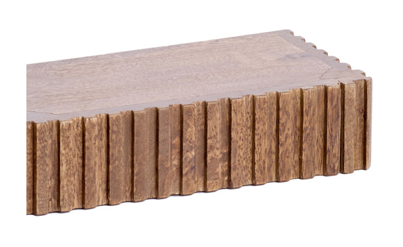 Light & Living Wandplank 'Gatura' Mangohout, 30cm, kleur Bruin