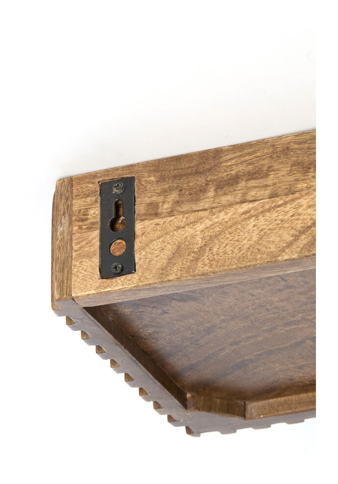 Light & Living Wandplank 'Gatura' Mangohout, 40cm, kleur Bruin