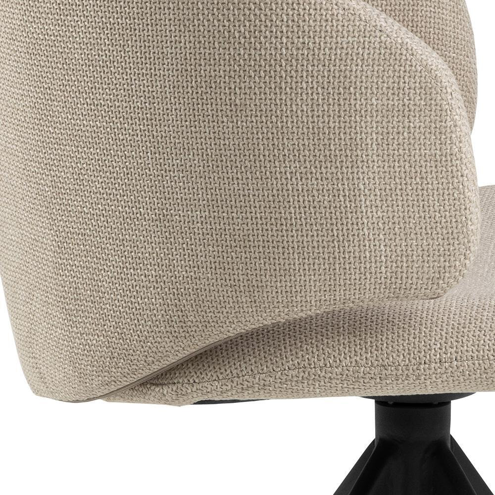 Sohome Draaibare Eetkamerstoel 'Layla' kleur Beige