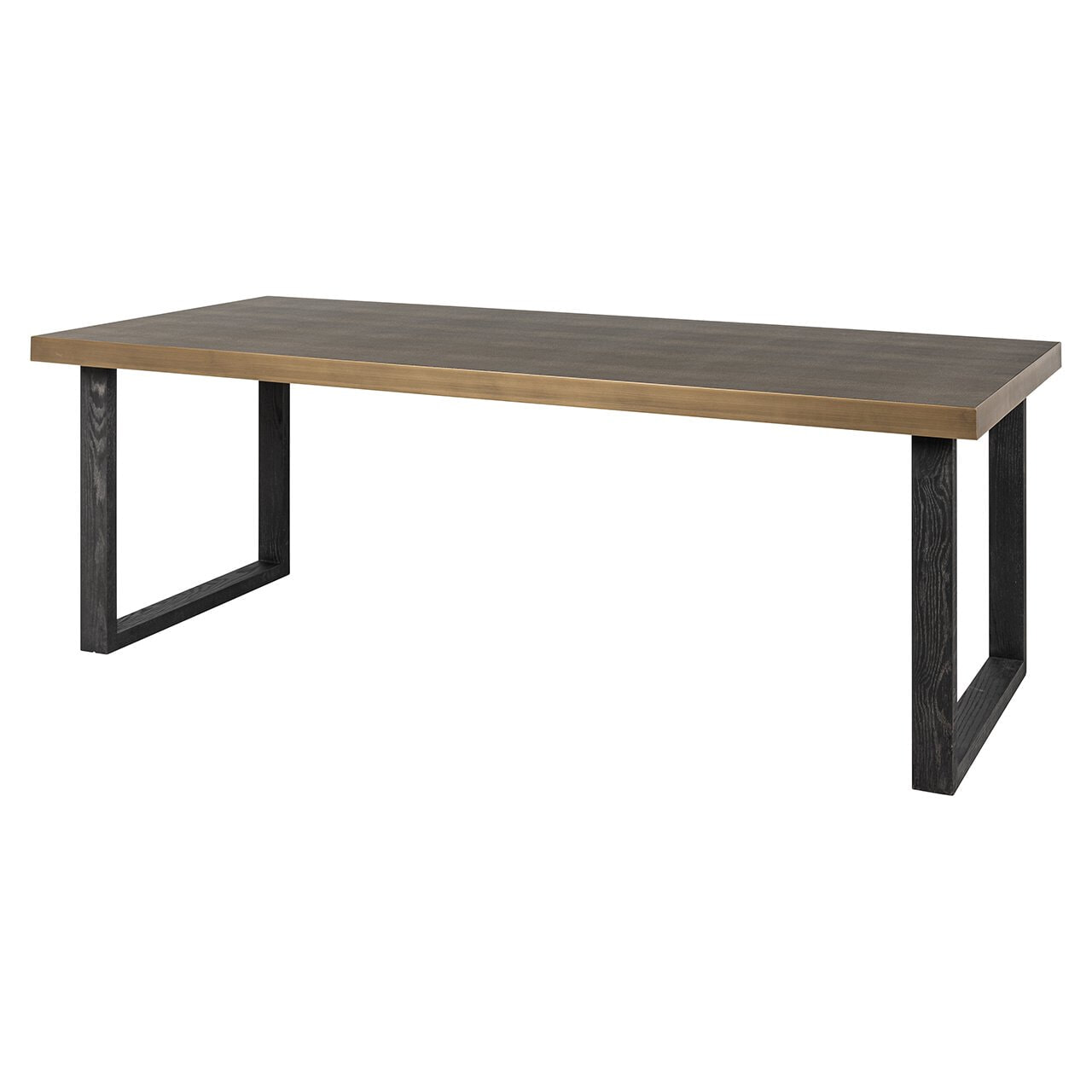 Richmond Eettafel Bloomville Lederlook, 200 x 100cm - Bruin