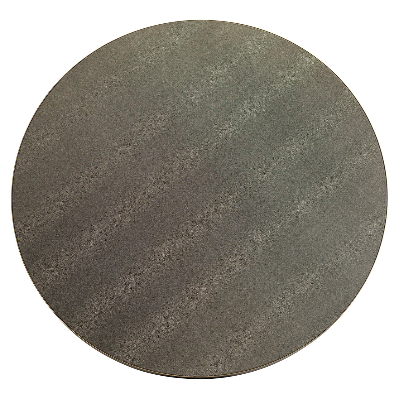 Richmond Ronde Eettafel 'Bloomville' Segrijn Lederlook, Ø140cm