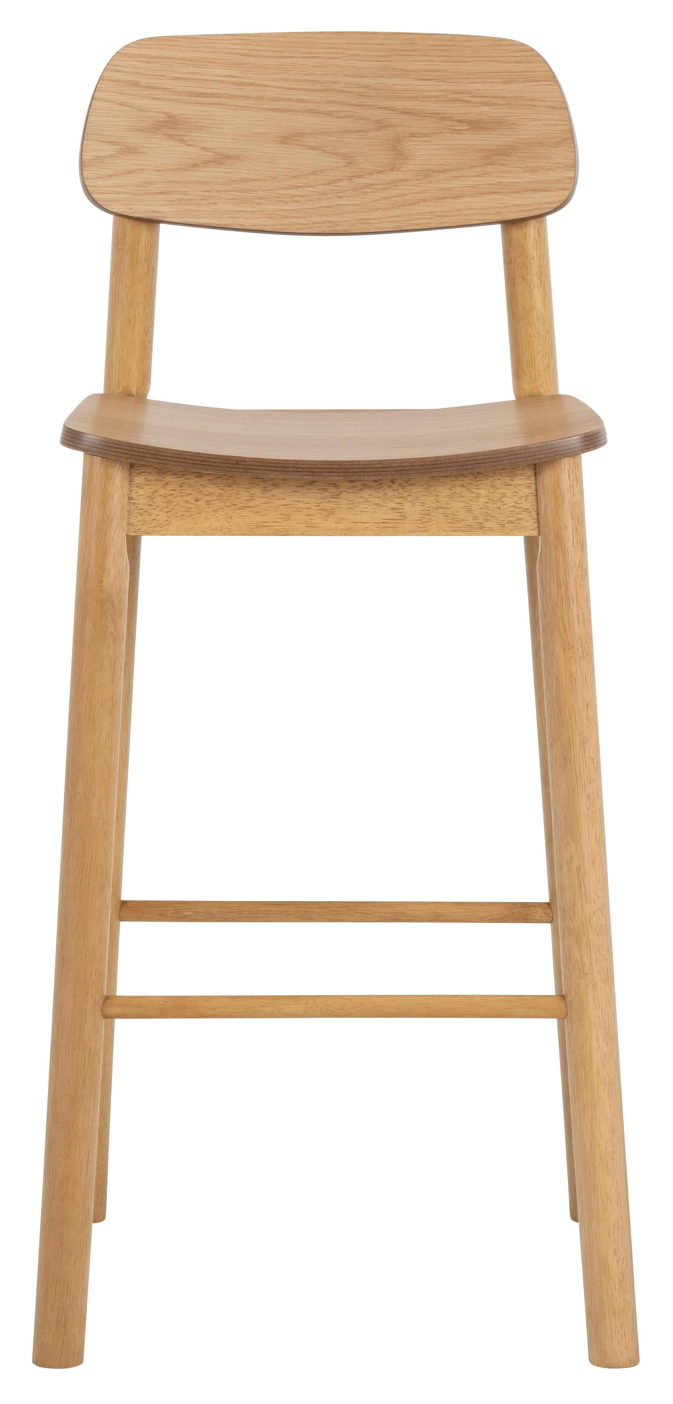 Bendt Barkruk 'Vernard' Eiken (zithoogte 74cm)