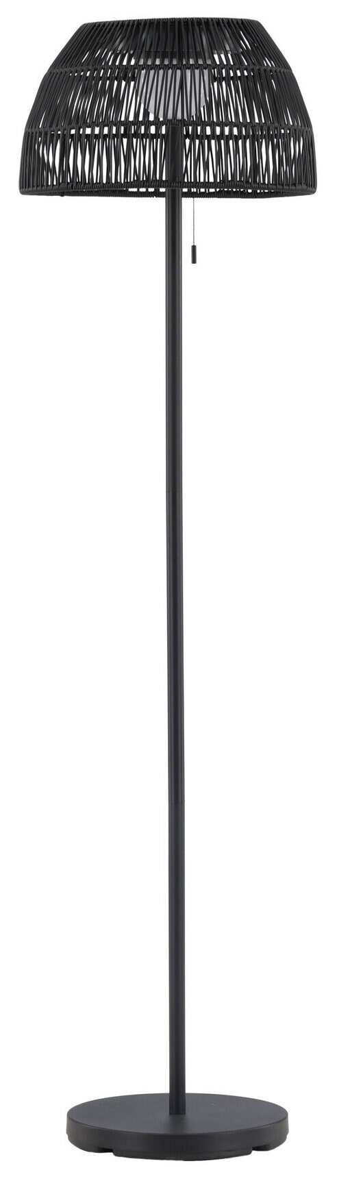 Nohr Outdoor Solar Vloerlamp 'Tamella' Bamboe, 150cm, kleur Zwart