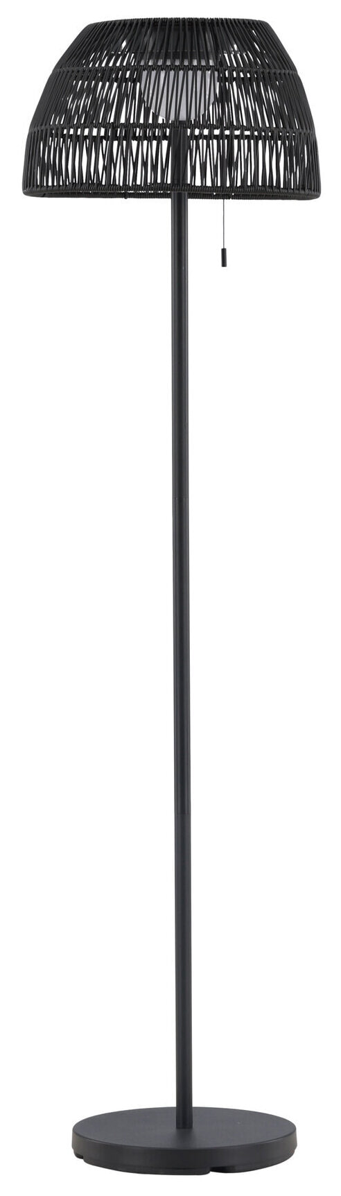 Nohr Outdoor Solar Vloerlamp 'Tamella' Bamboe, 150cm, kleur Zwart