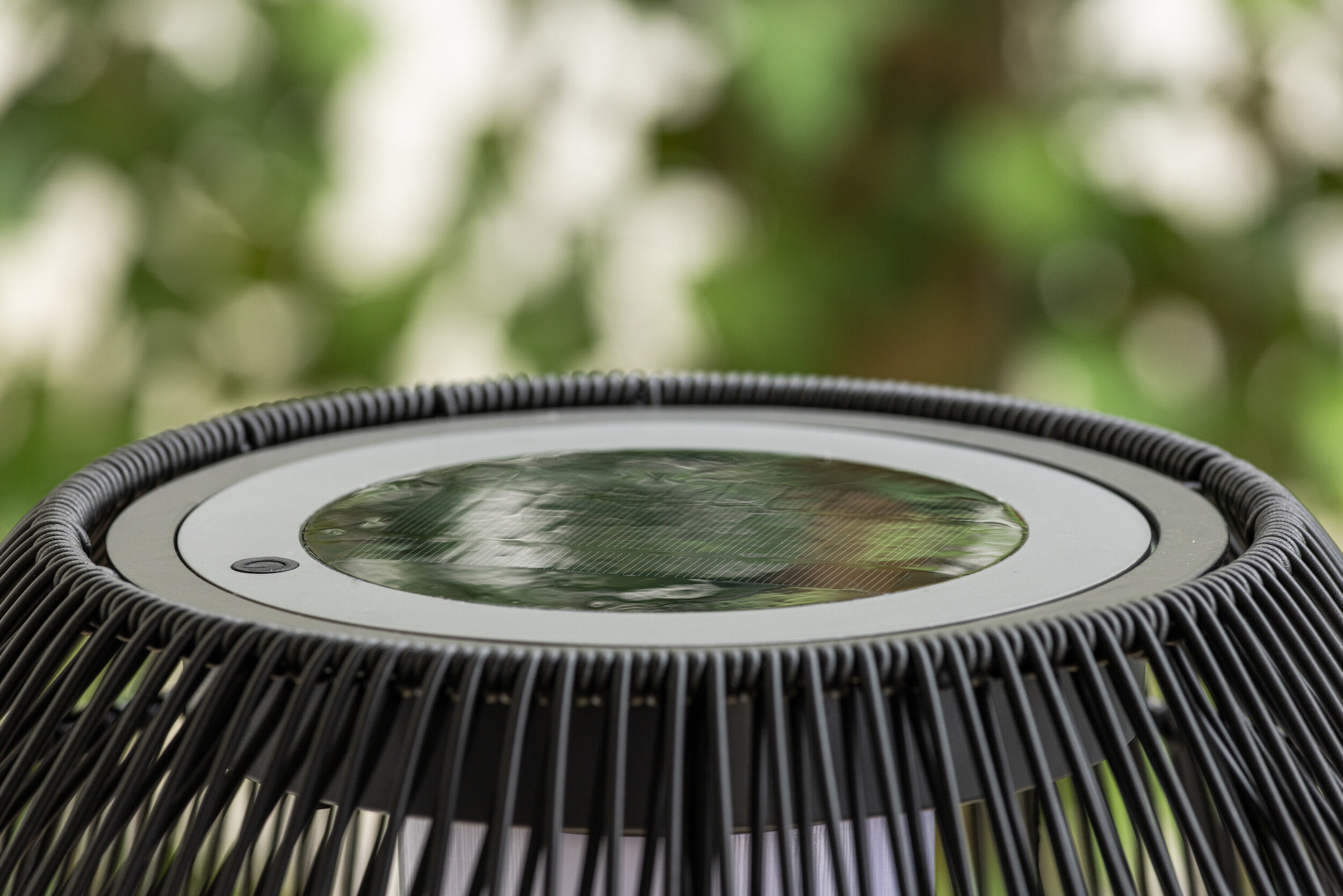 Nohr Outdoor Solar Vloerlamp 'Tamella' Bamboe, 150cm, kleur Zwart