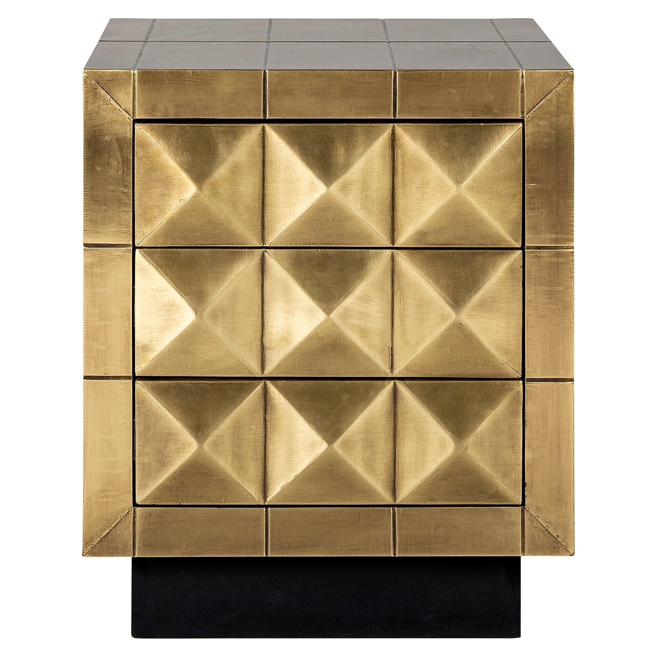 Richmond Ladekast/Nachtkastje 'Collada' kleur Goud