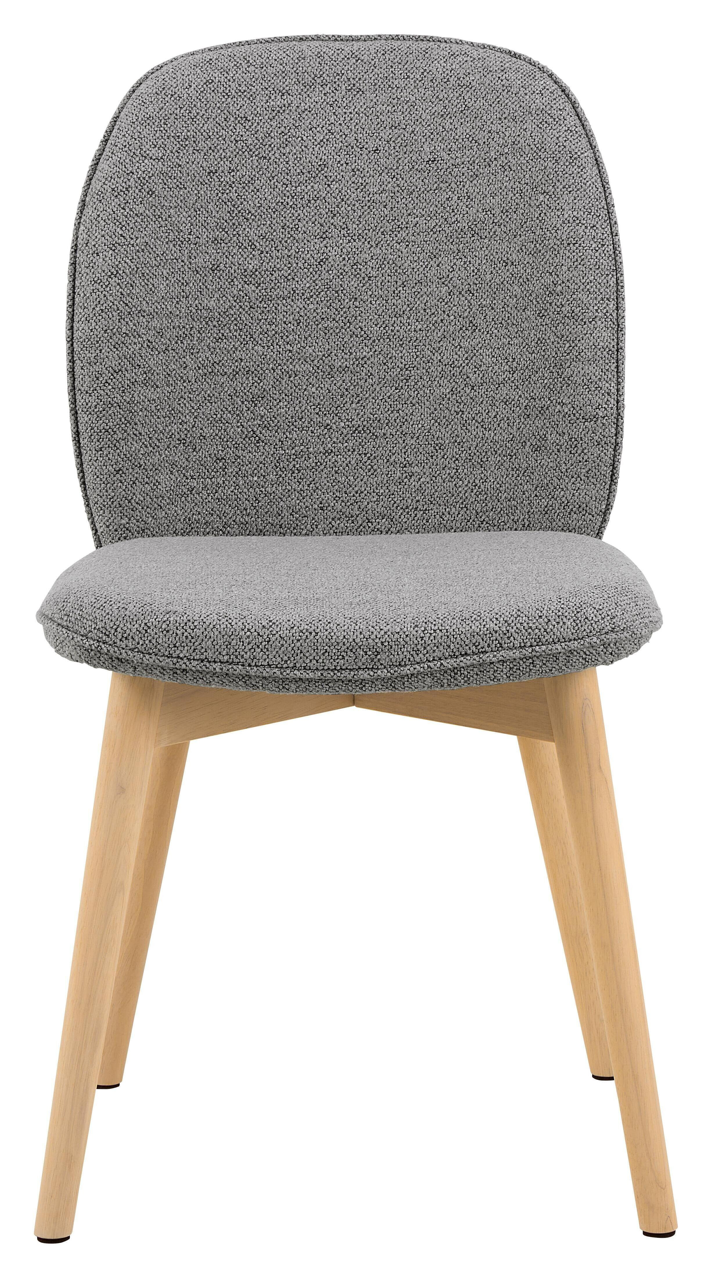Bendt Eetkamerstoel 'Tijn' Bouclé, kleur Grijs