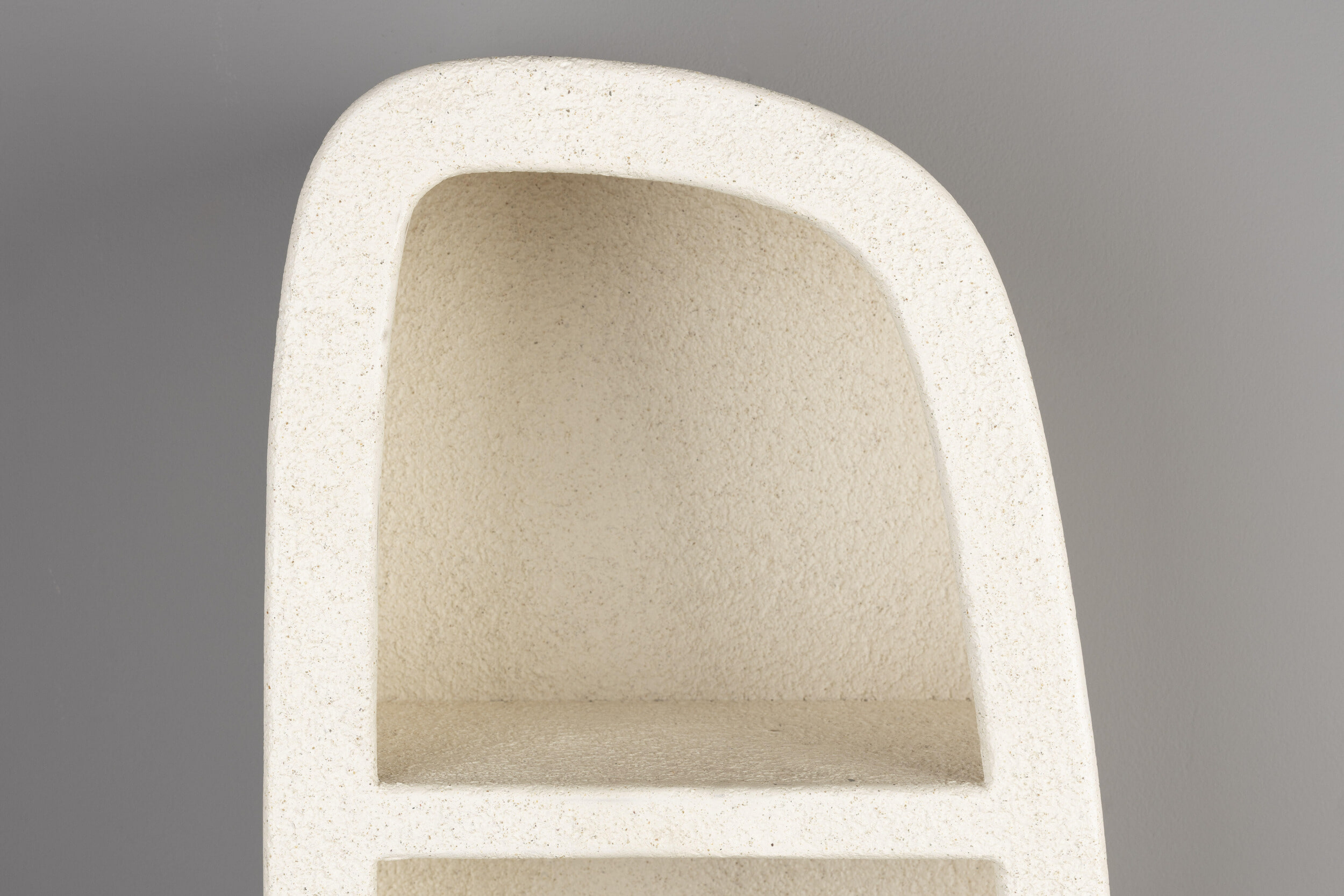 Dutchbone Wandplank 'Veda' Gerecycled marmer, 120 x 38cm