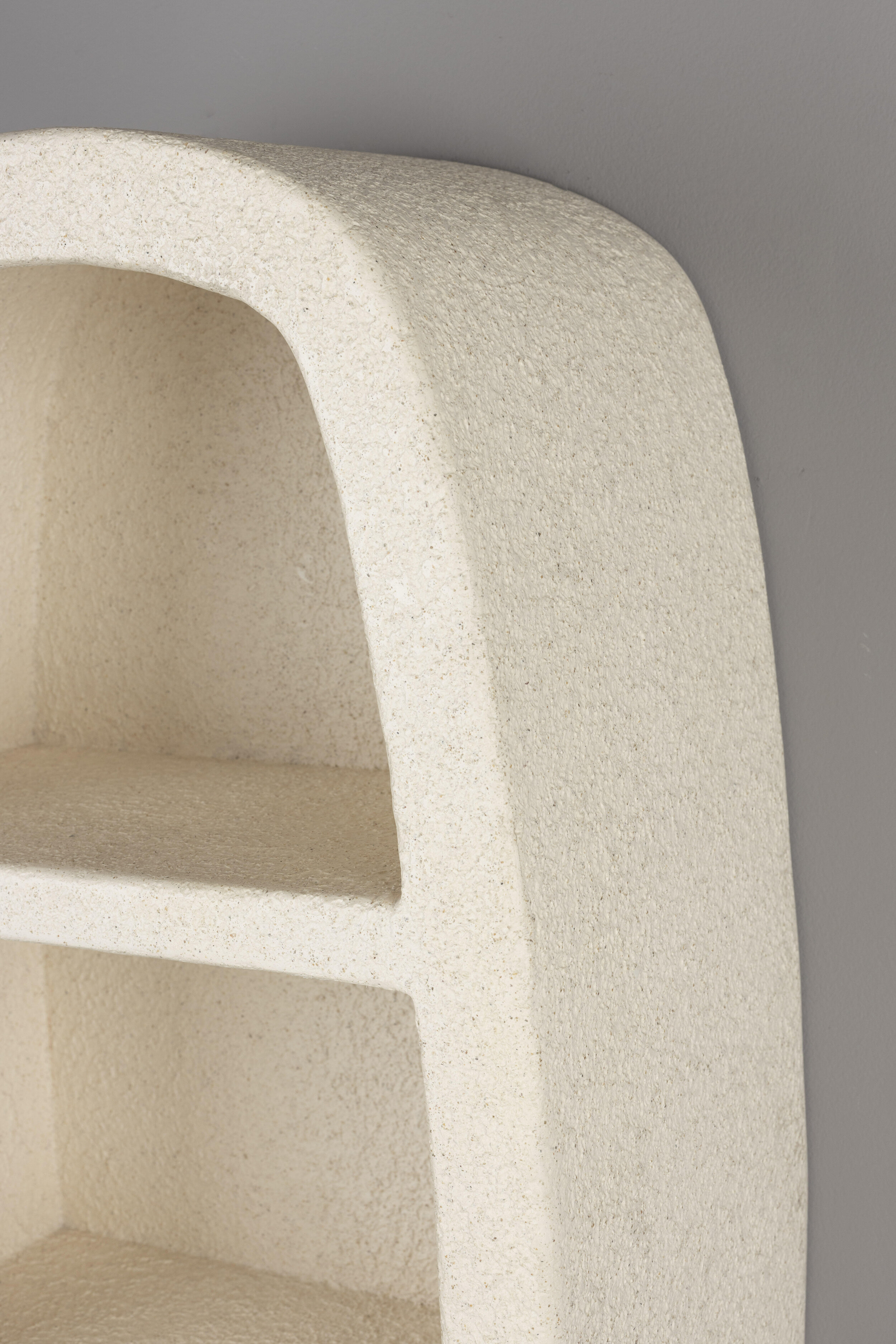 Dutchbone Wandplank 'Veda' Gerecycled marmer, 81 x 40cm