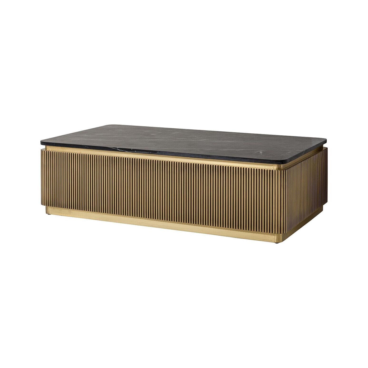 Richmond Salontafel Ironville Marmer en Brass, 140 x 80cm - Goud