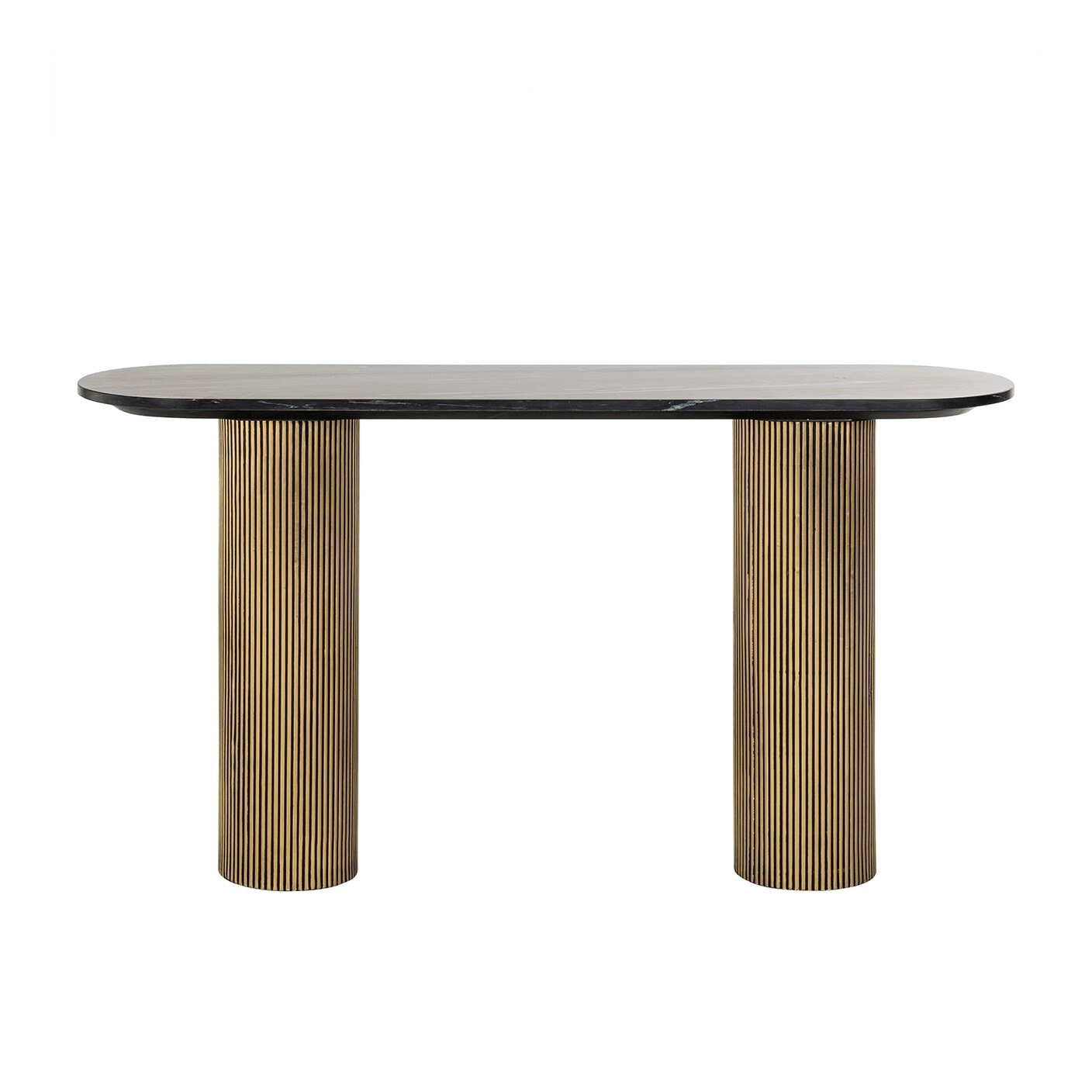 Richmond Sidetable 'Dayton' Marmer en Brass, 130cm