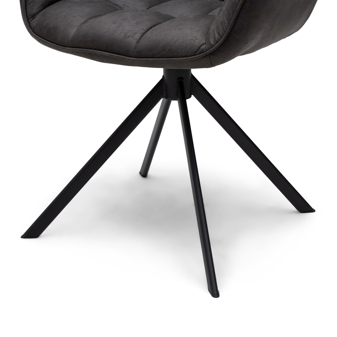 Rivièra Maison Draaibare Eetkamerstoel 'Carnaby' Pellini, kleur Espresso