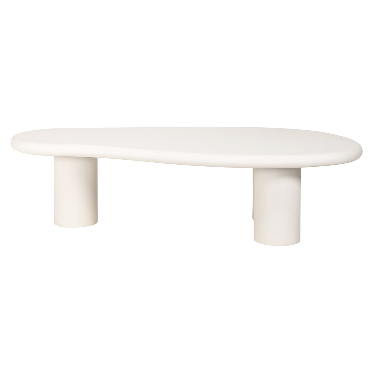 Richmond Organische Salontafel 'Bloomstone' 160 x 80cm, kleur Wit