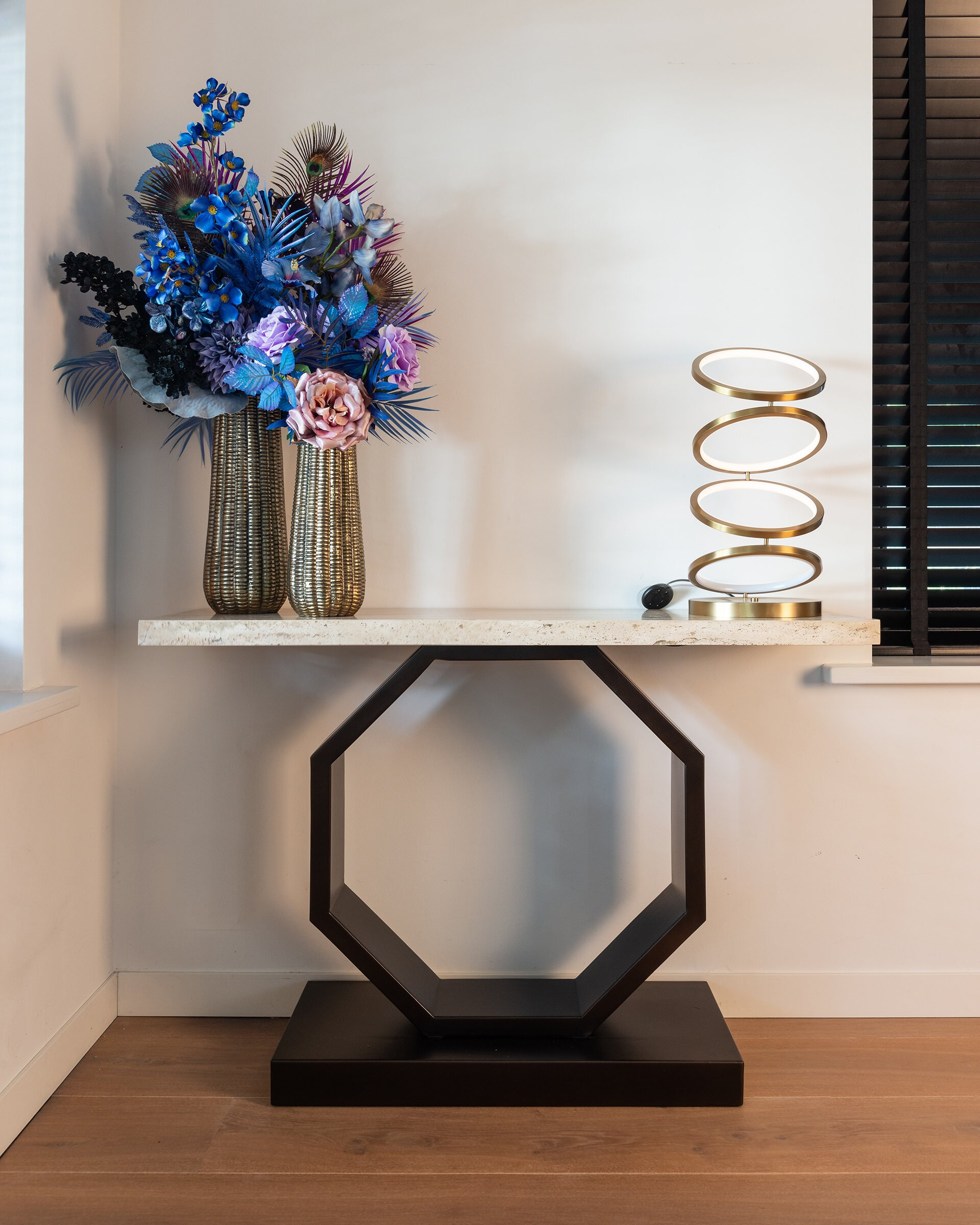 Richmond Sidetable 'Avalon' Travertin, 130cm