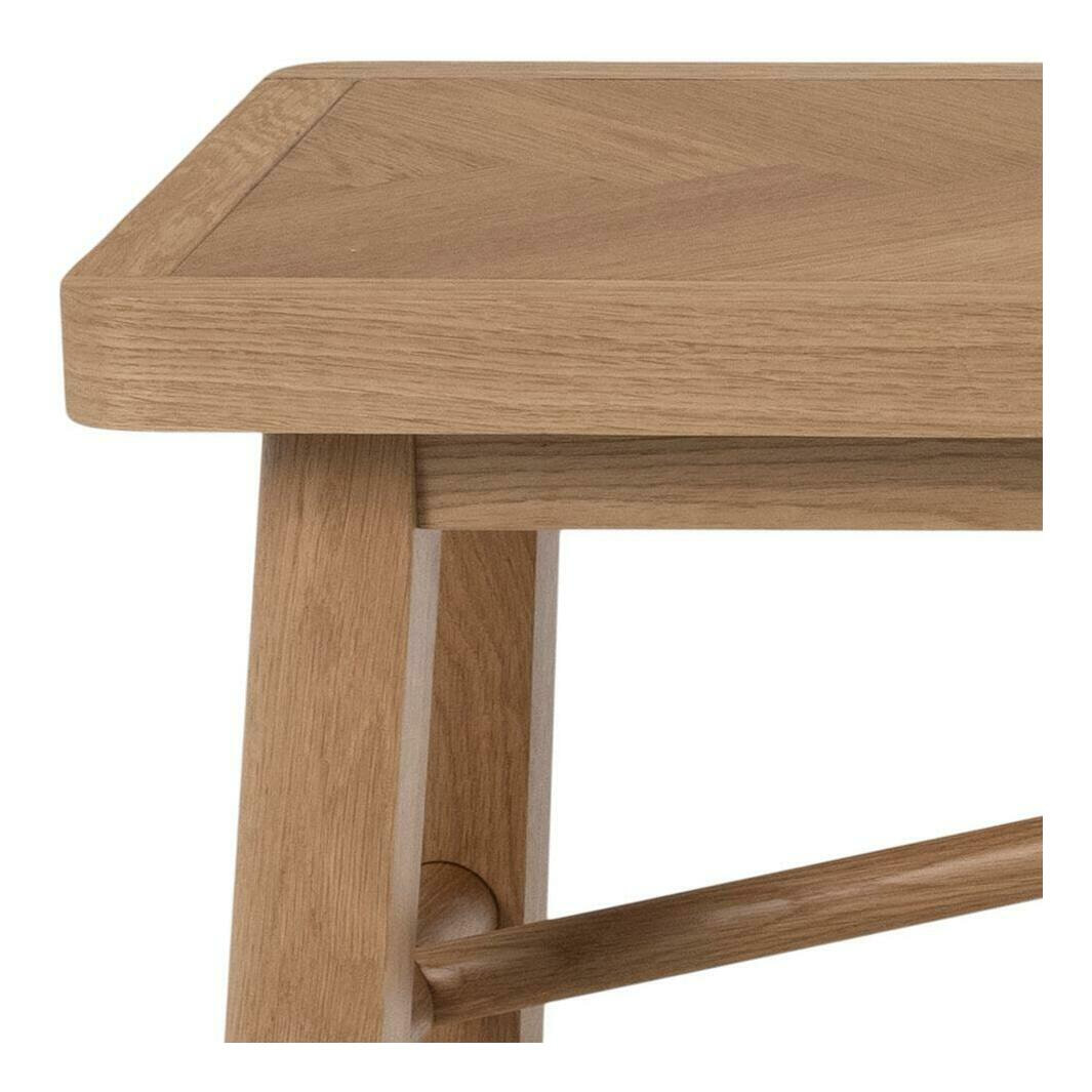 Bendt Eetkamerbank 'Gregor' Visgraat Eiken, 200cm