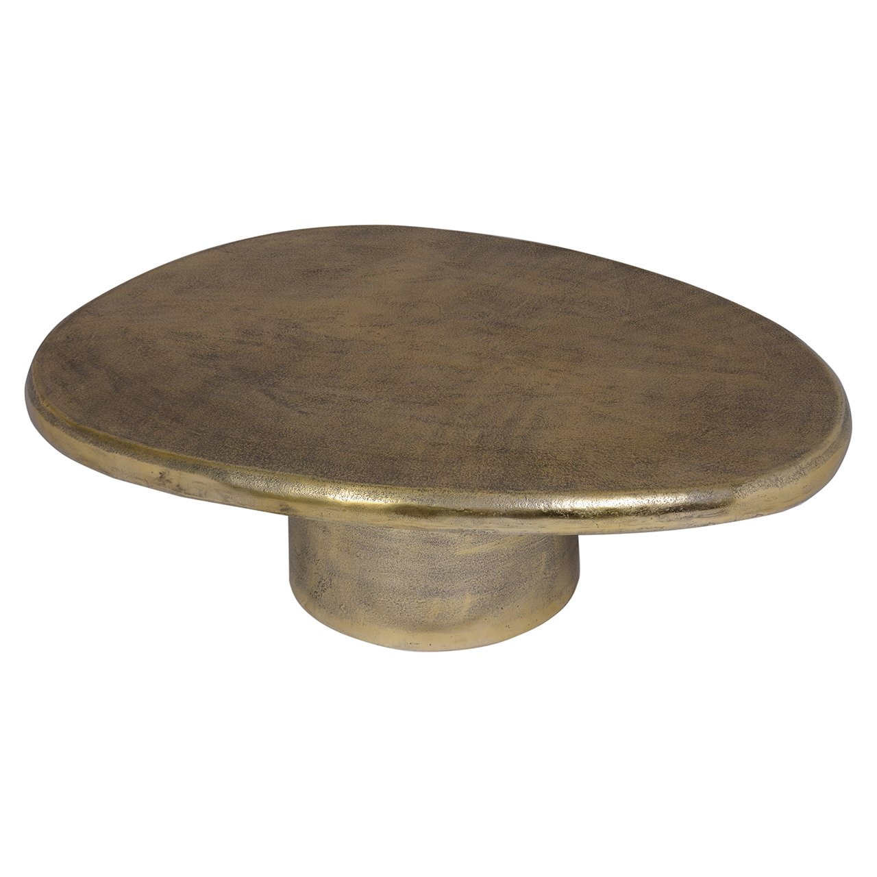 Richmond Organische Salontafel 'Pulitzer' 106 x 82cm, Brushed Gold