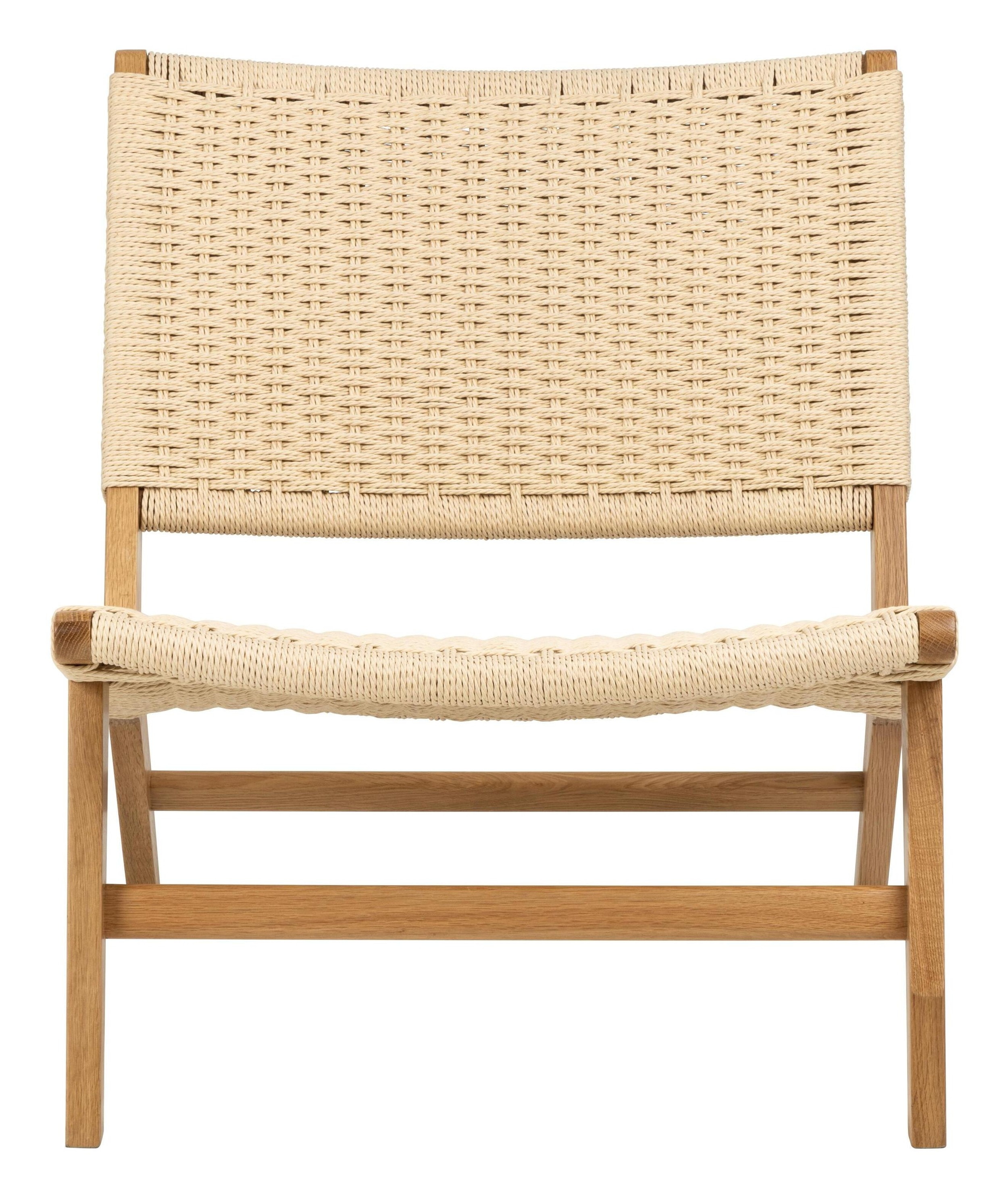 Bendt Fauteuil 'Rodrigues' Eiken / Gevlochten touw