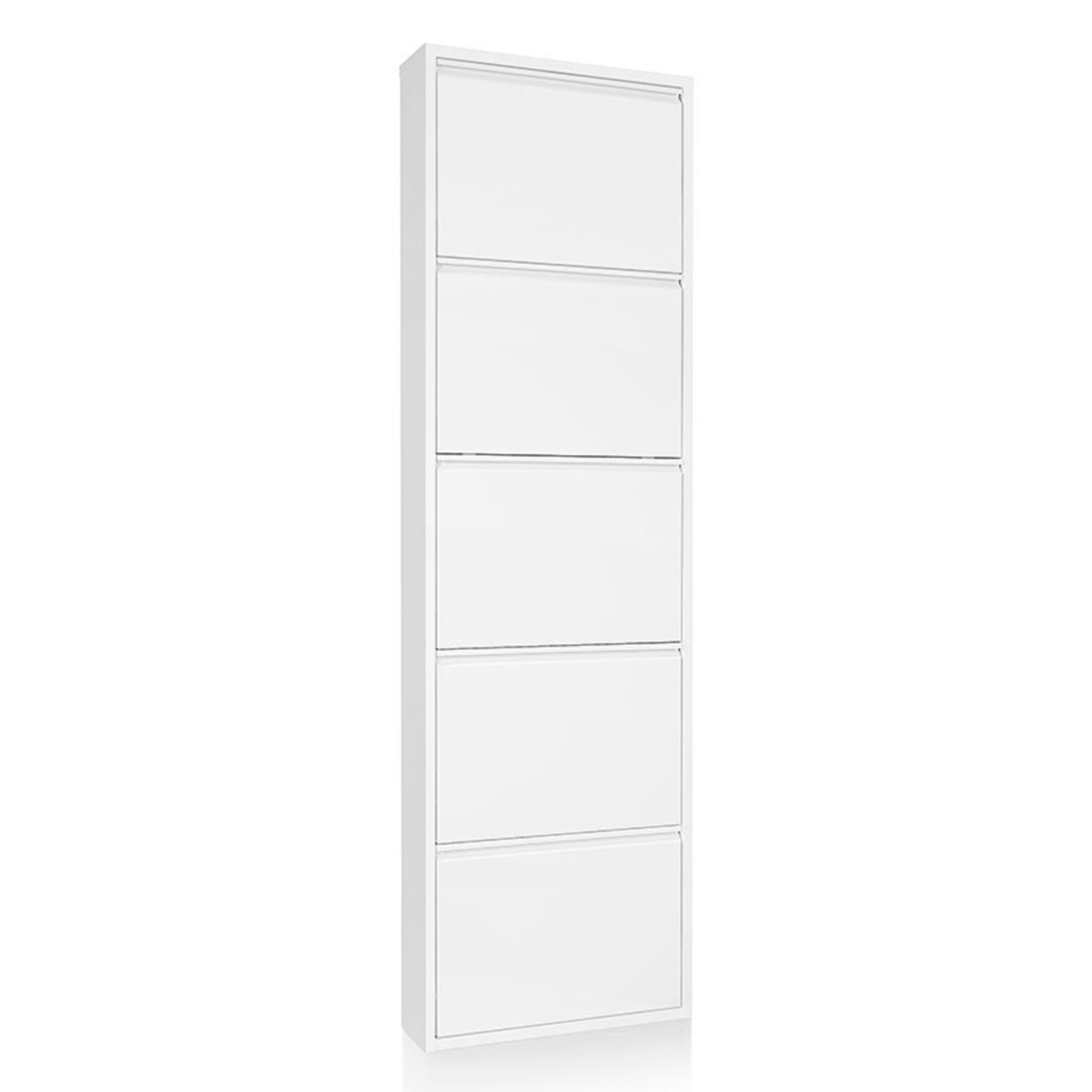 Kave Home Schoenenkast 'Bogota' 5-deurs, kleur Wit