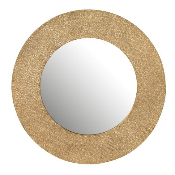 J-Line Ronde Spiegel 'Janina' 70cm, kleur Goud J-Line Ronde Spiegel 'Janina' 70cm, kleur Goud