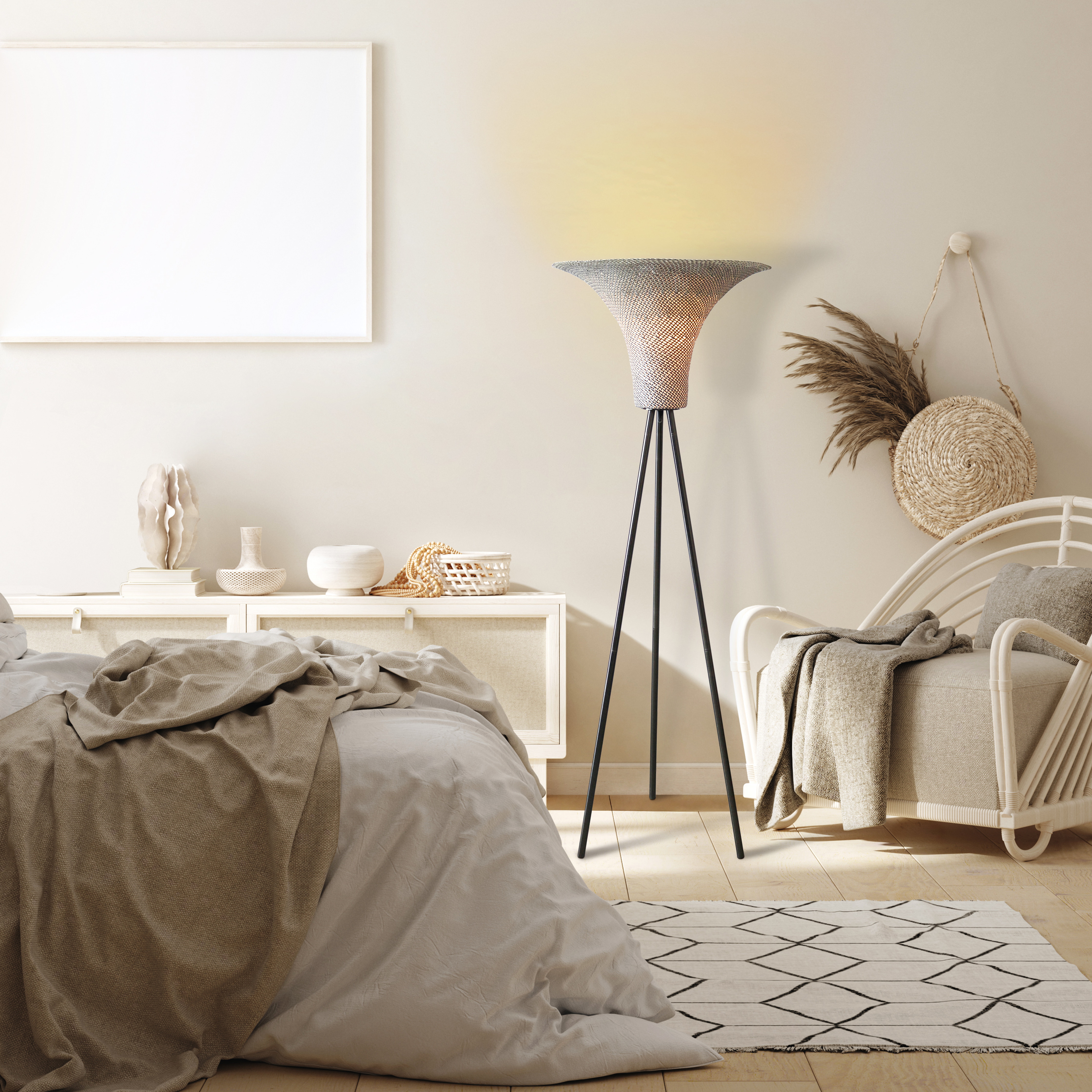 Artistiq Vloerlamp 'Elmore' Palmblad