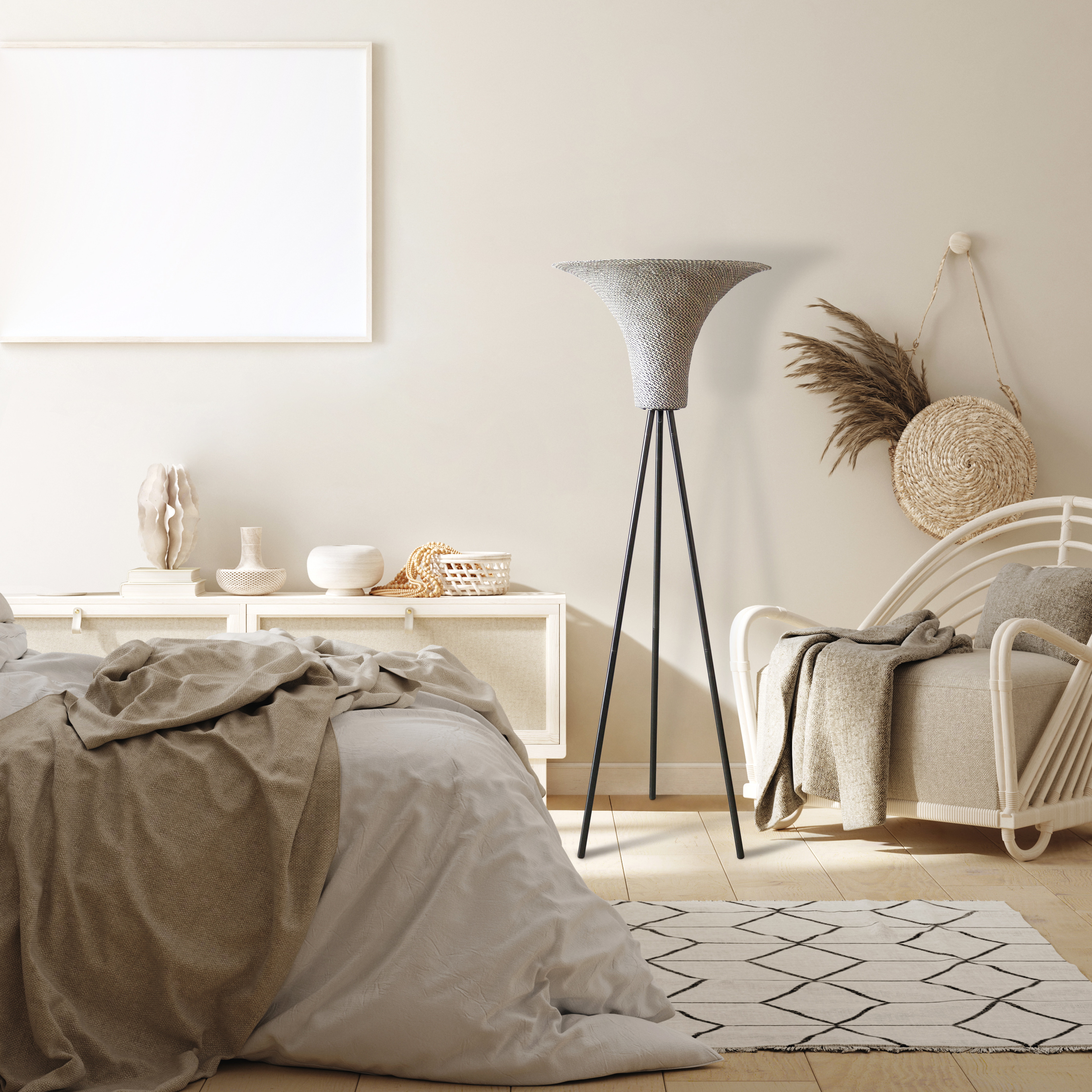 Artistiq Vloerlamp 'Elmore' Palmblad