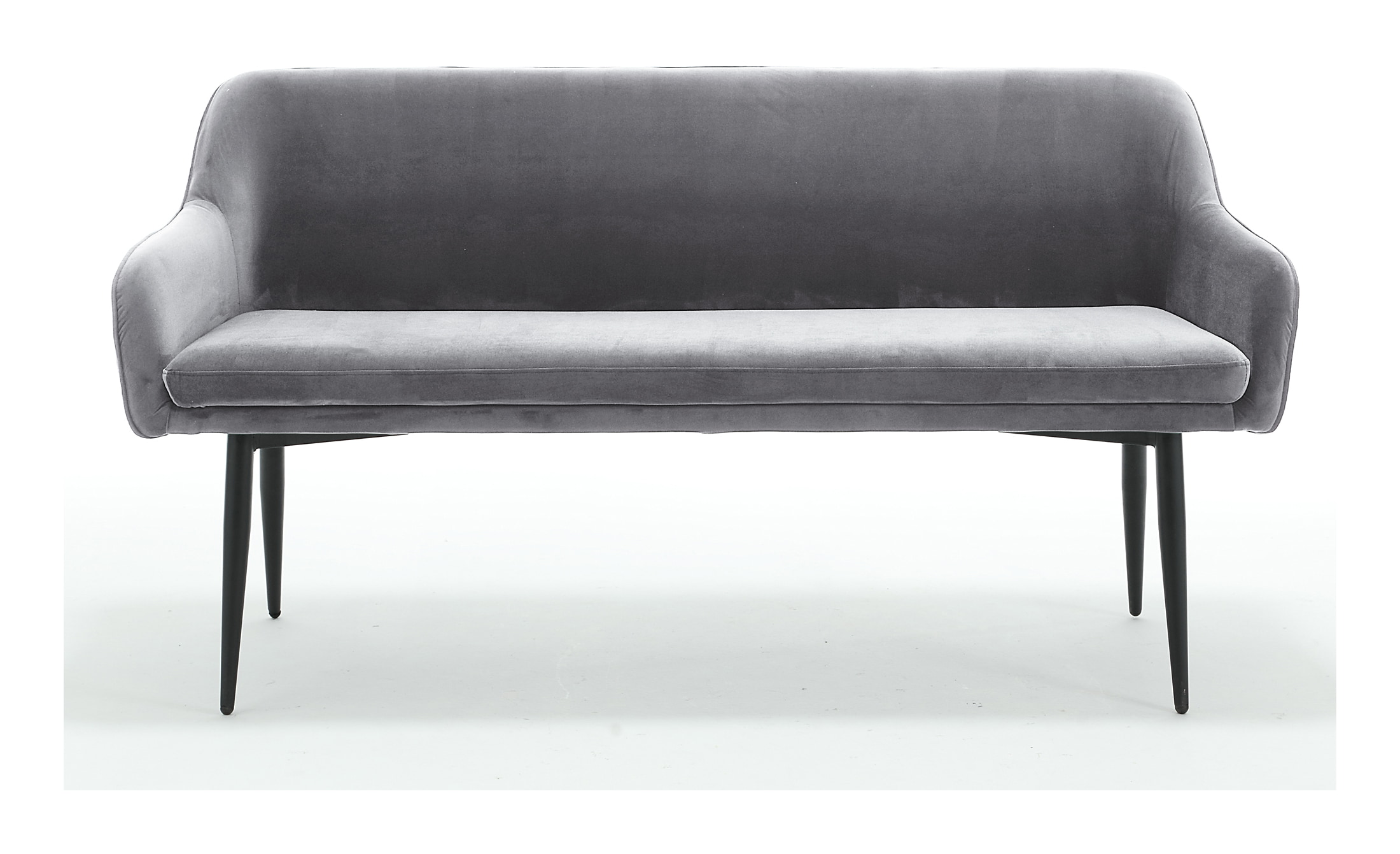 Artistiq Eetkamerbank 'Tynise' Velvet, kleur Grijs