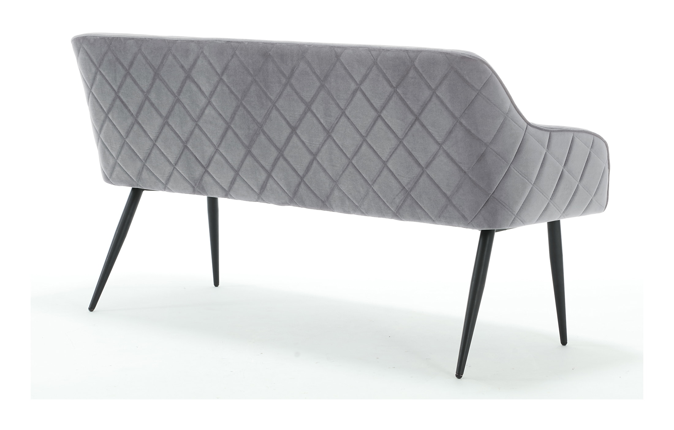 Artistiq Eetkamerbank 'Tynise' Velvet, kleur Grijs