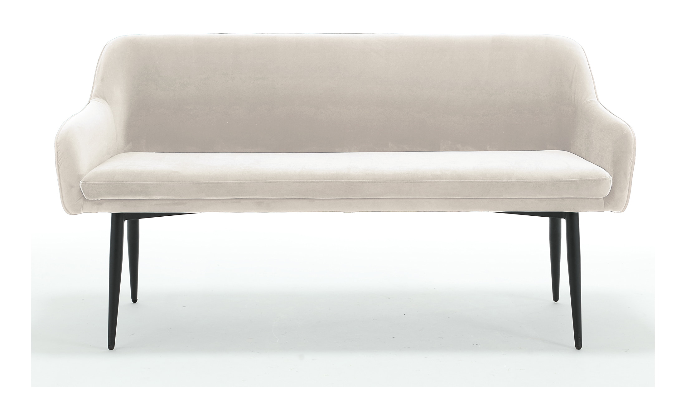 Artistiq Eetkamerbank 'Tynise' Velvet, kleur Crème