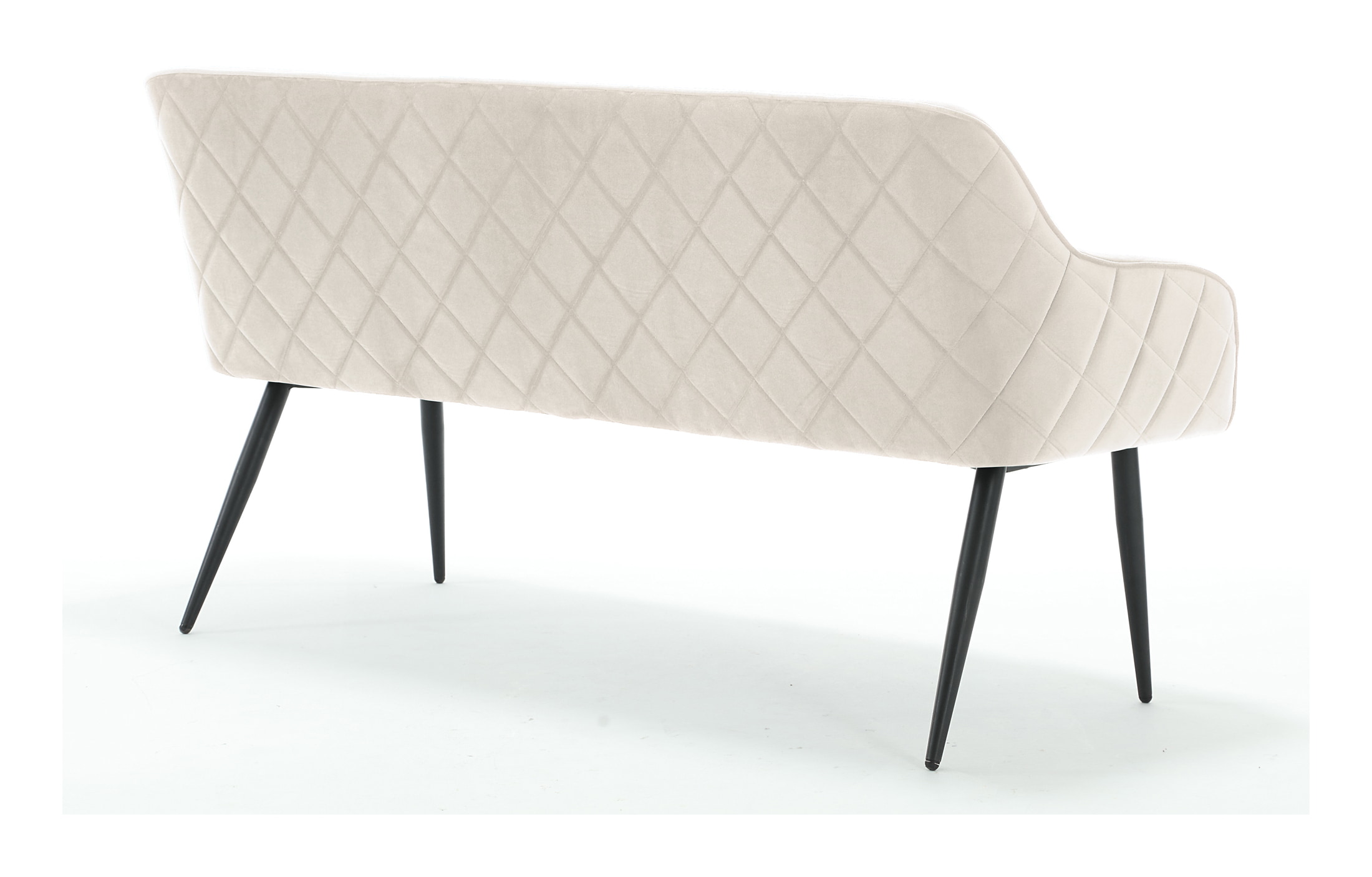Artistiq Eetkamerbank 'Tynise' Velvet, kleur Crème