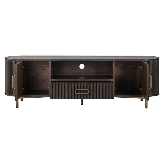 Richmond TV-meubel 'Luxor' Eiken, 180cm, kleur donkerbruin