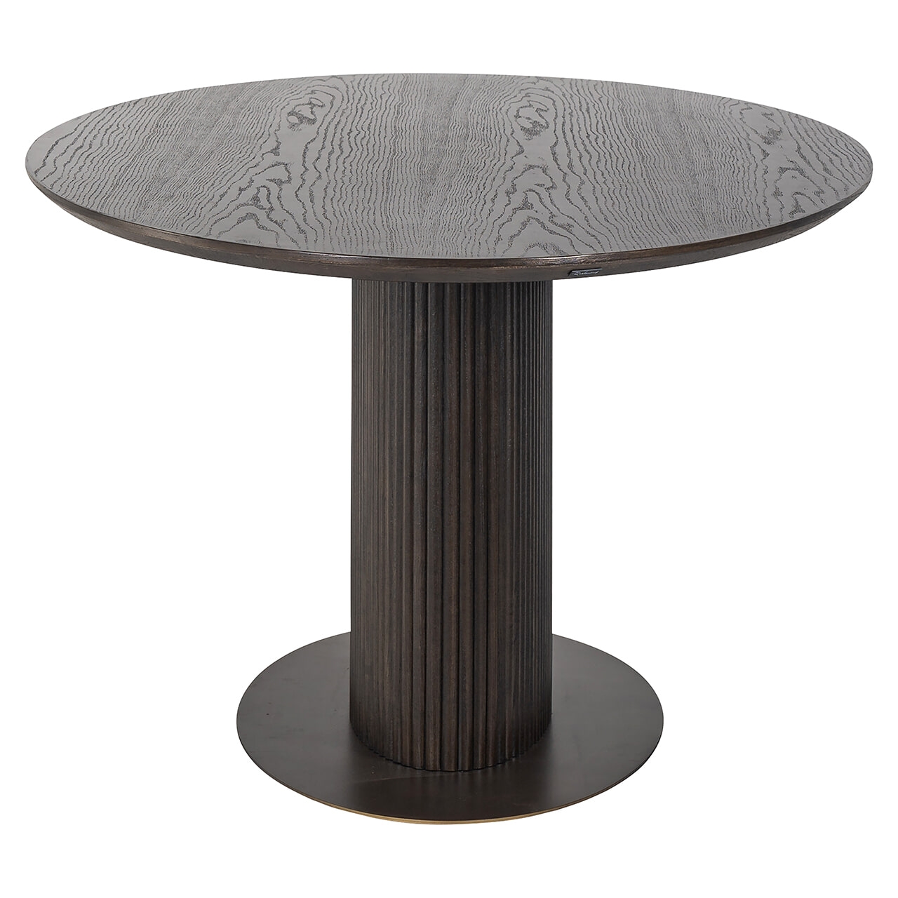 Richmond Ovale Eettafel 'Luxor' Eikenhout, 235 x 110cm, kleur donkerbruin